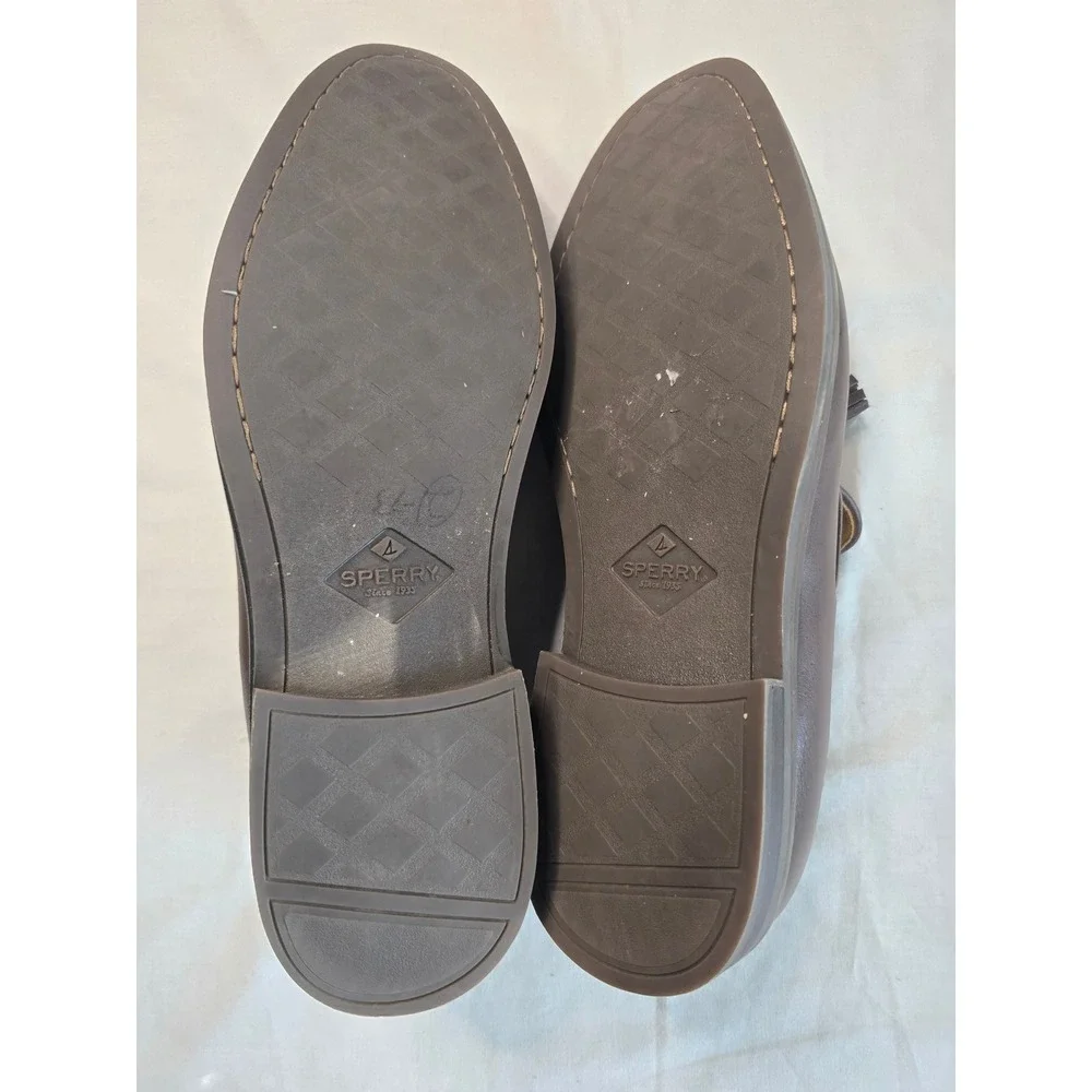 Sperry Top-Sider Mens Gold Cup Exeter Leather Tassel Loafers Shoes Size 10 EUC